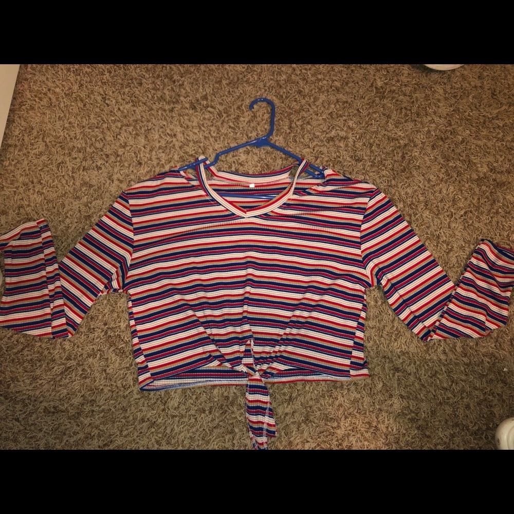 Striped Crop top